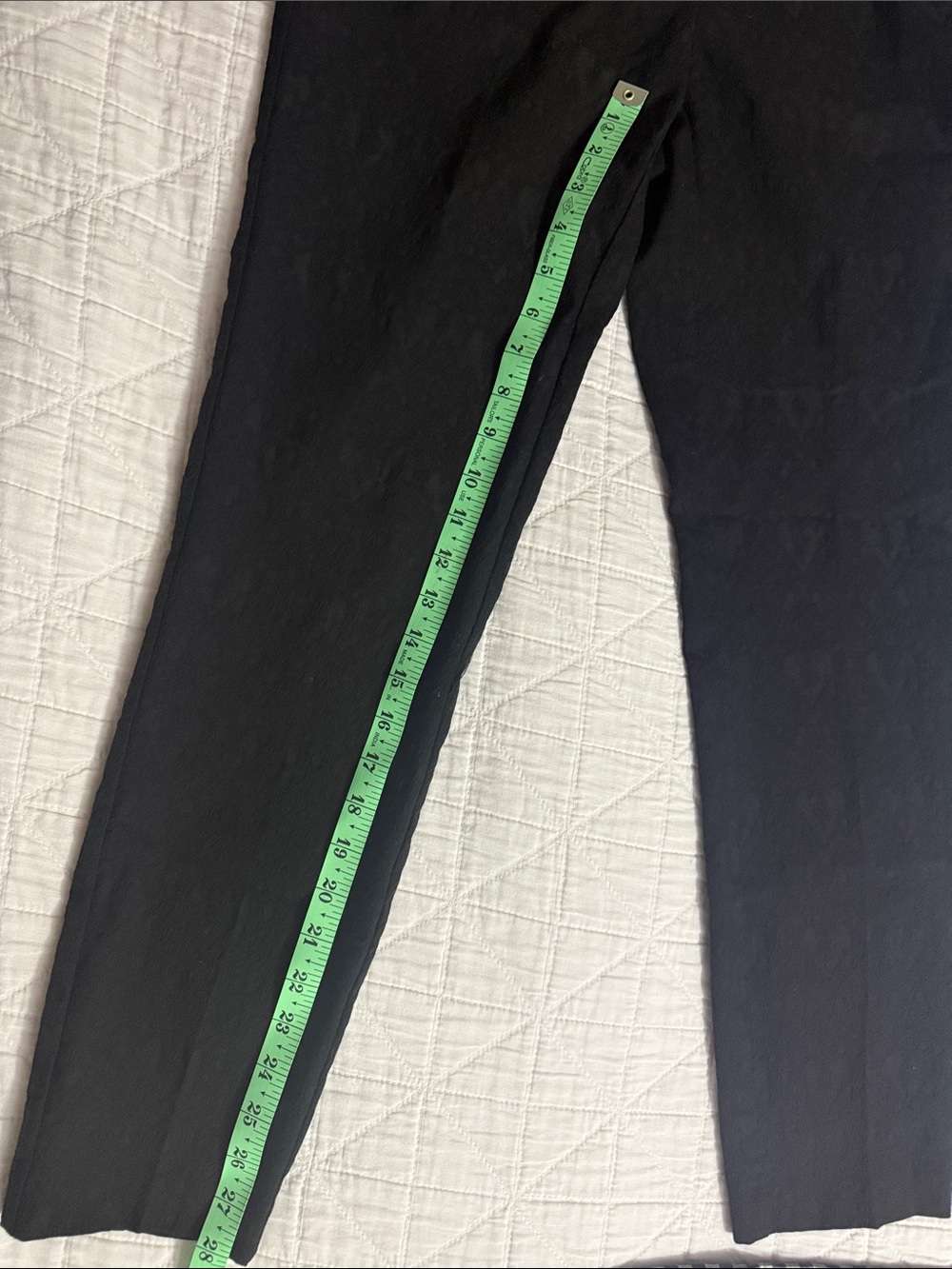 Women’s Cynthia Rowley Black Patterned Slim Pants - Size 8 - Picture 9 of 9